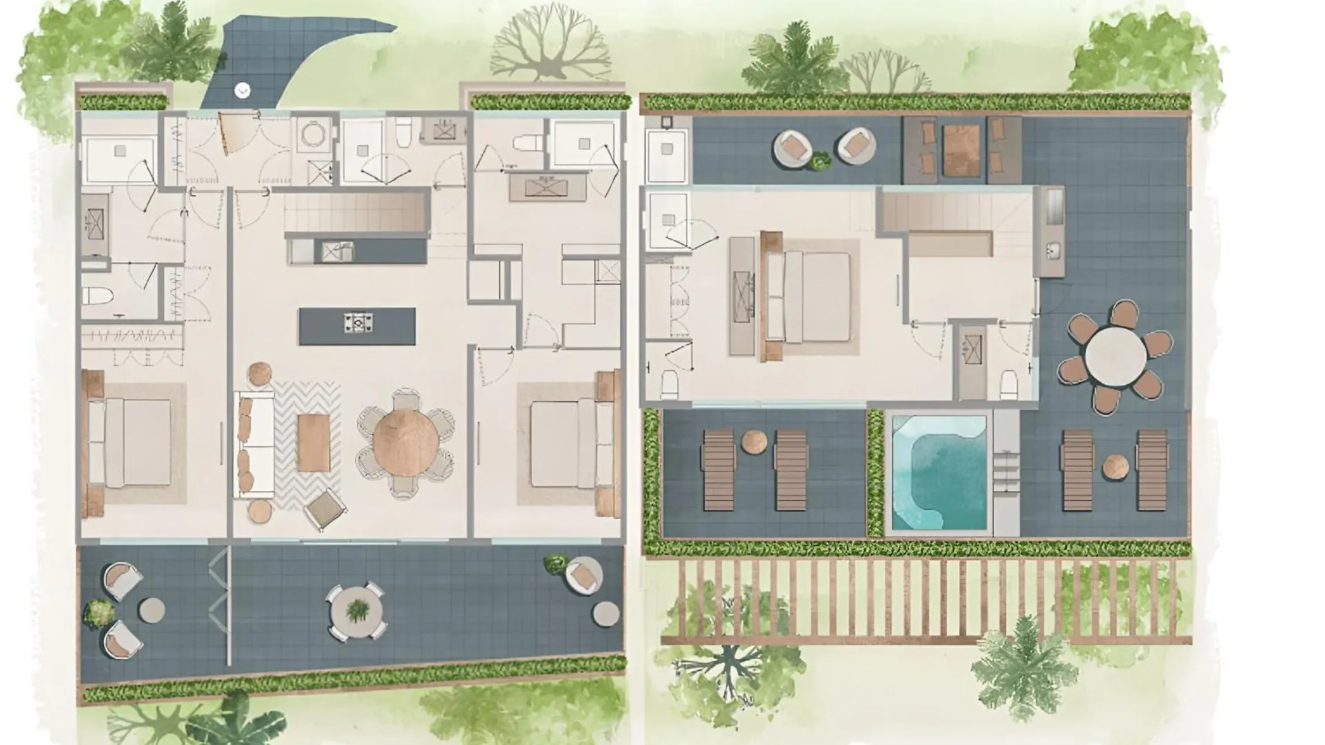Divine 3Br Ph Private Jacuzzi, Pools, Spa, Yoga Tulum Apartment