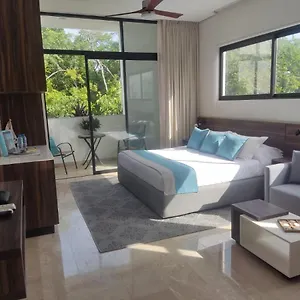 Nuevo Estudio Con Terraza Totalmente Equipado Aldea Zama Apartamento